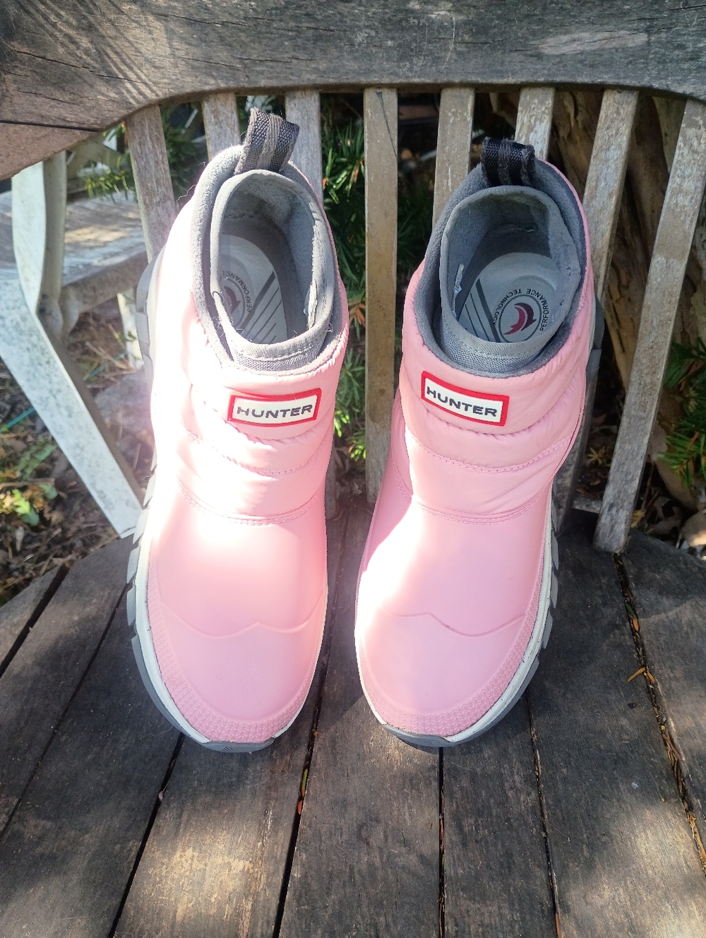 Hunter Pink Waterproof Winter Boots